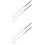 2 Pcs Heavy Duty Snake Hook Solid Stainless Steel Catch Catching Tool 5