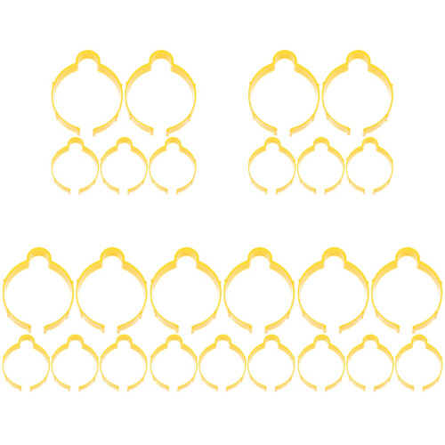 25Pcs Durable Plastic Vinyl Film Roll Clips Quick Release Outdoor Tool 2