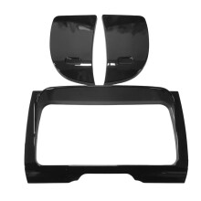 Motorcycle Stereo Radio Trim Cover Kit for Touring Glide Electra Glide Street Glid, Tri Glide Ultra Limited 14-23