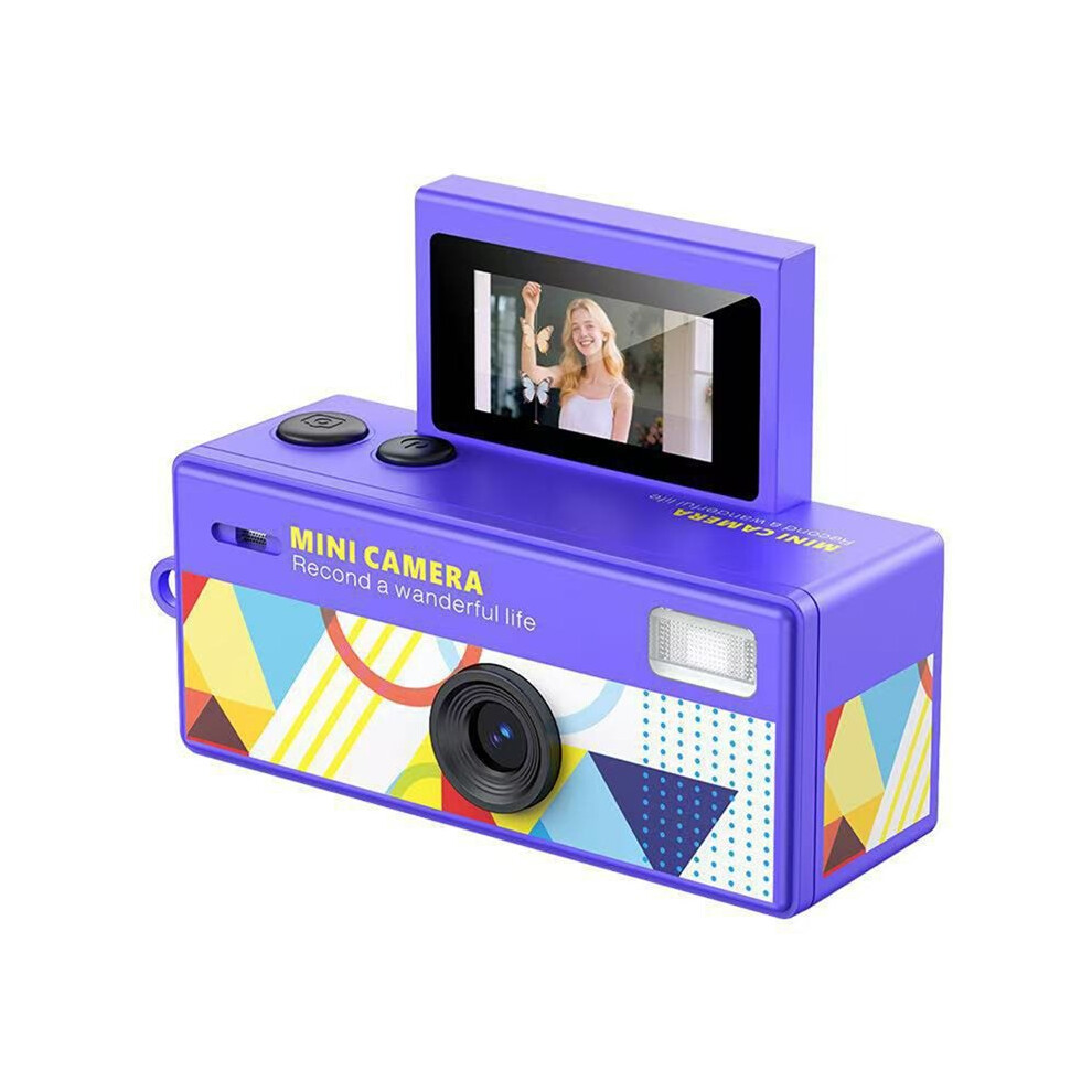 Thumb Keychain Camera 0.96Inch Flip Screen Retro Ccd Digital Camera 720P Very Small Camcorder Video Recorder A 4712639135454