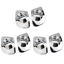 6X Car Front Fog Light Lamp Foglight Bumper Cover Trim Car Styling for Journey Freemont 20112018