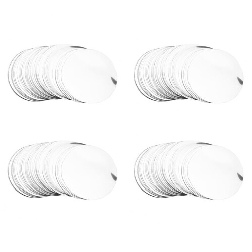 400Pcs Wine Pourer Spout Pourer Disk Drip Pouring Bar Party Wedding Tool Silver