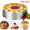 Silver Layered Cake Mold Stainless Steel for Cake Baking 4