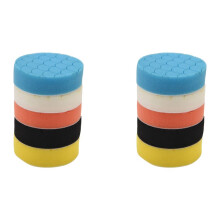 10 PièCes SéRies 4 Pouces Tampons de Polissage Jeu de Tampons ÉPonge de Polissage pour Polisseuse de Tampon de Voiture PonçAge, Cirage, Polissage,