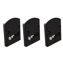3X Macchina Fotografica Lente Montaggio 410PL Rilascio Rapido Piatto per 405 410 per RC4 Veloce Liberare Sistema - Nero