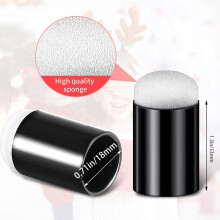 66 Pcs Finger Sponge Daubers Finger Painting Sponge Drawing Sponge Dauber Set for Painting Art Ink Crafts Card