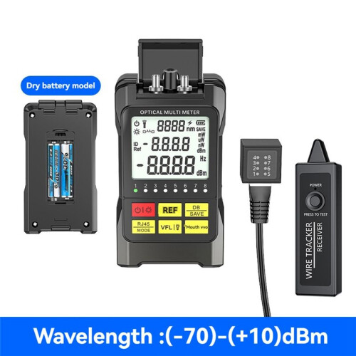 Fiber  Optical Power Meter -70+6 DBm with Wire Tracker Optical Multimeter Network Fiber Optical Attenuation Tester 1
