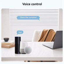 Blinds Motor Voice-Controllable Motorised Blinds for Roman, Honeycomb, Pleated Shades Tuya Zigbee