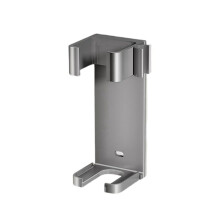 Hårlocksång Aluminium Väggfäste Hållare Organizer Förvaringsställ Lämplig Olika Lockigt Hårstift Grå