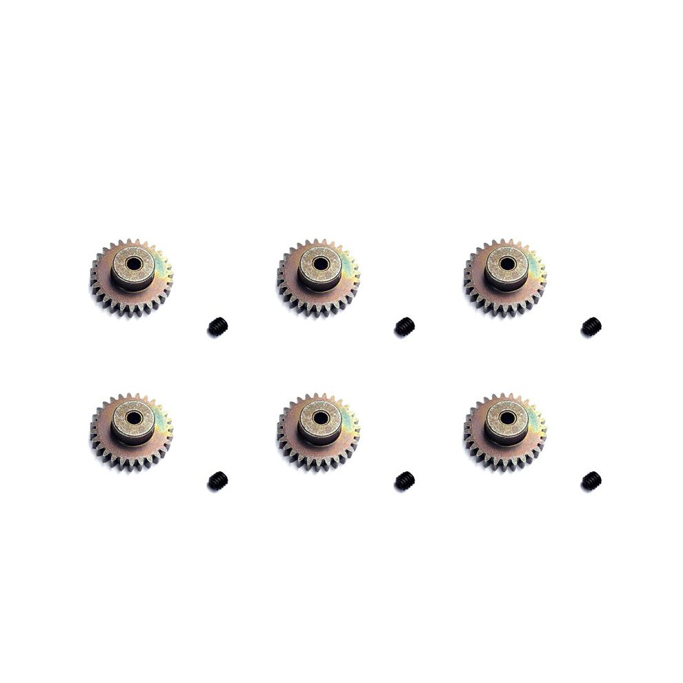 6X 27T Steel Motor Gear Upgrade Parts For 144001 124019 124018 A959-B A959b A969b Rc Car Spare Accessories 4711989237177