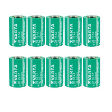 10 Pack CR1/2AA 3V Lithium Battery 950mAh LongLasting Power for Varta Security Sensors