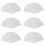 6X Plastic Fabric Hand Foldable Fan for Ladies Men White 1