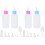 4 Sets Cat Nursing Bottle Kit For Pet Feeding (Pink Blue) 2