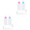 4 Sets Cat Nursing Bottle Kit For Pet Feeding (Pink Blue) 3