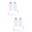 4 Sets Cat Nursing Bottle Kit For Pet Feeding (Pink Blue) 7