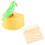 2 Pieces Toothpick Holder Office Travel Case Automatic Dispenser Bird 10