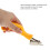 2Pcs Heavy Duty Upholstery Tack Remover Tools Carbon Steel Yellow 8