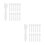 400Pcs Durable Face Mask Scoop Clear Plastic Tool for Beauty Creams 9