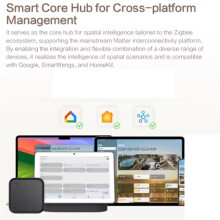Zemismart Matter Zigbee Hub met Antenne Home Central Hub Bridge Werkt met Tuya APP Homekit Home SmartThings