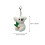 White Plush Koala Keychain Soft Bag Pendant Cute Fluffy Key Decor 3