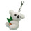 White Plush Koala Keychain Soft Bag Pendant Cute Fluffy Key Decor 11