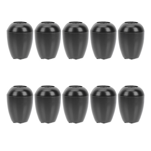 10Pairs Comfortable Black Silicone Replacement Earbuds for Stethoscope 1