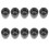 10Pairs Comfortable Black Silicone Replacement Earbuds for Stethoscope 7