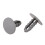 100PCS 8mm Hole Gray Plastic Rivet Door Push in CLip for Car 3