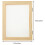Eco-Friendly Light Brown Paper Making Screen Wooden Frame for DIY 2