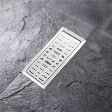 4X Large-Traffic Stainless Steel Bathroom Shower Square Floor Waste Grate Sanitary 20cm X10cm Floor Drain