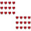 2 Pcs Valentine'S Day Heart Table Decorations Valentine'S Ornaments 5