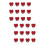2 Pcs Valentine'S Day Heart Table Decorations Valentine'S Ornaments 6