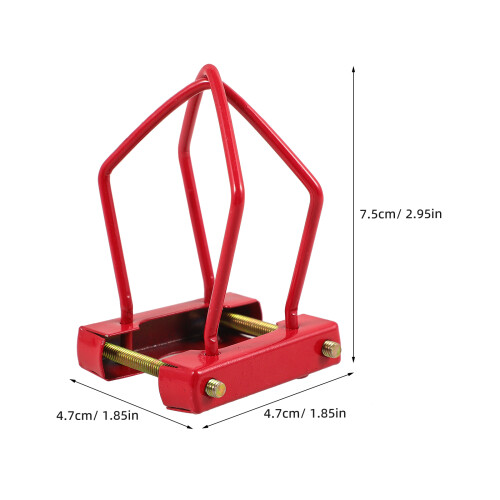 2Pcs Durable Red Iron Fire Sprinkler Head Guard Covers Easy Install 1