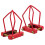 2Pcs Durable Red Iron Fire Sprinkler Head Guard Covers Easy Install 8