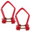 2Pcs Durable Red Iron Fire Sprinkler Head Guard Covers Easy Install 10