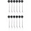 2 Count Mini Forks Desert Spoons Cutlery Creative Flatware Dessert 5