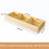Desktop Wooden Storage Rectangular 3 Grid Box Office and Kindergarten Stationery Storage Grid Multi-Grid Square 3 Grids 6
