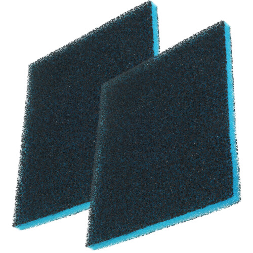 2pcs aquarium filter cotton activated carbon sponge 30x25x2cm 2