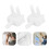 4Pcs Vertical Blind Wand Control Replacement White Diy Repair Kit 8