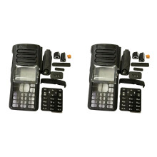 2X Walkie-Talkie Front Housing Repair Case Cover for DGP8550E XIR P8660I P8668I DP4800E DP4801E XPR7550E