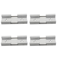 4X 80Mm T-Track Connector T-Slot Miter Track Jig Fixture Slot Connector for Router Table
