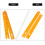 1pc Ruler Math Teahing Tool Sectional Ruler Sectional Ruler For School 3