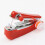 Red Mini Cordless Sewing Machine Portable Handheld for Needlework 8