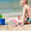 3Pcs Plastic Beach Buckets For Sand Play In Backyard Or Park 4