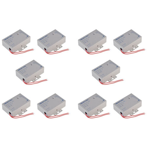 10X K80 Door Access System Electric Power Supply Control  12V 3A Miniature Power/Electric Lock Power