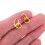 10Pcs Adjustable Copper Earring Lifters Heavy Support Backings Gold 4