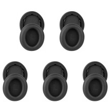 5X Replacement Ear Pads for Soundcore Life Q30/Q35 Protein Leather Headphones Earpads(Black)