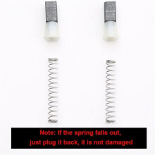 12PCS Carbon Brush and Spring Assemblies for A5/Classic 76/Classic 97 Hair Clipper Repair Parts Spare Parts