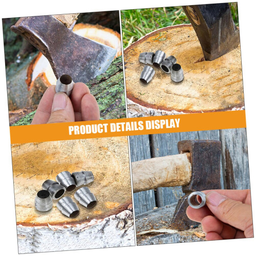 6pcs Iron Axe Wedge Set for Secure Head Retention, Durable Hammer Wedge for Handle 2