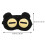1Pc Polyester Sleeping Eye Mask Lightproof Eye Shade for Relaxation 9